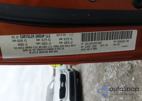 2011 Dodge Challenger z USA, uszkodzony, nr VIN 2B3CJ4DG1BH510625